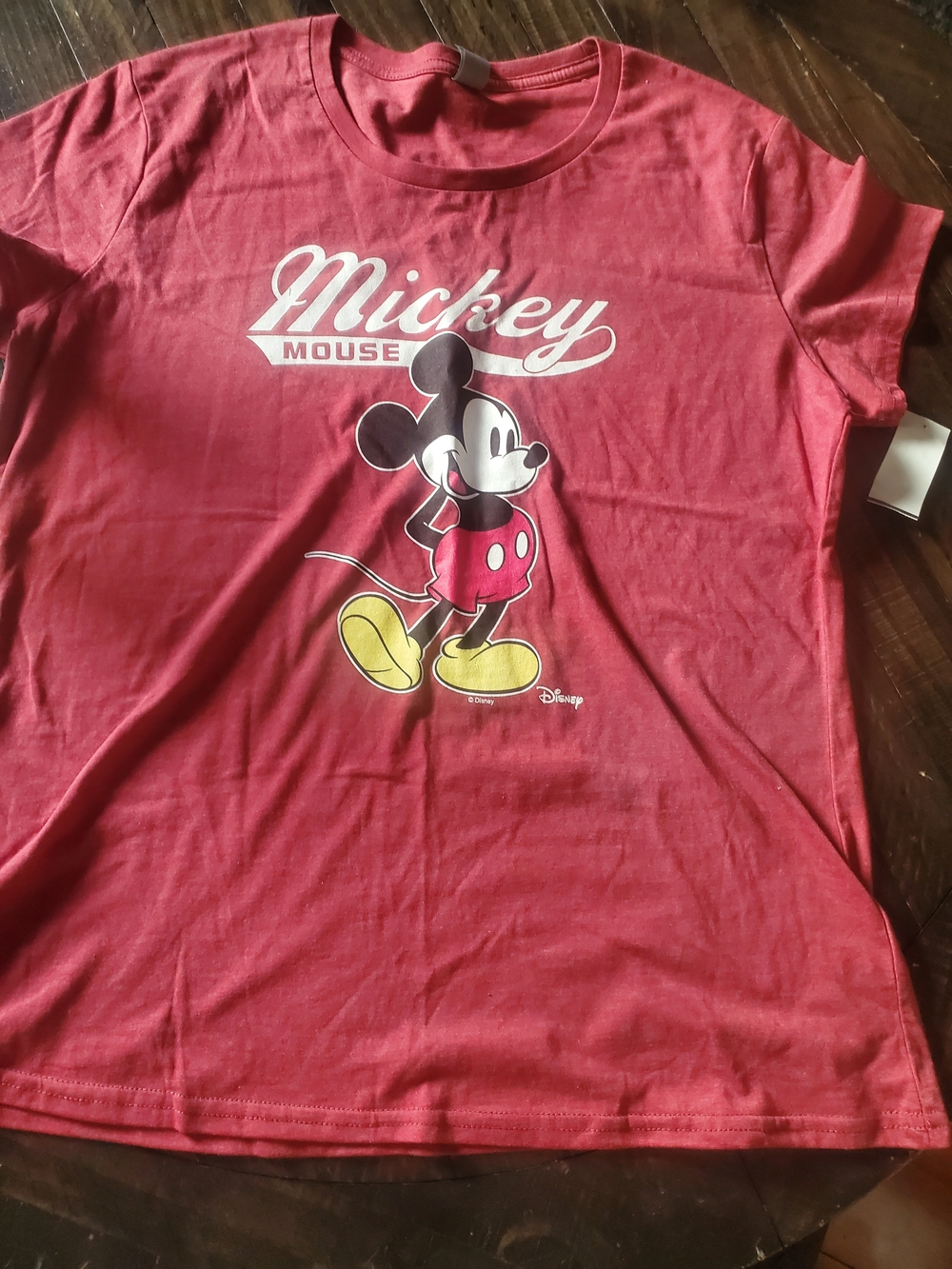 Kohl's Red Mickey Mouse Graphic Tee